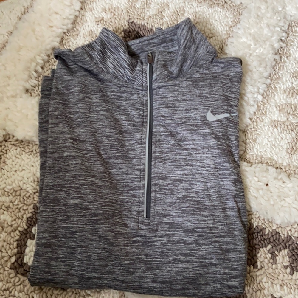 Grey Heather Nike Quarter Zip